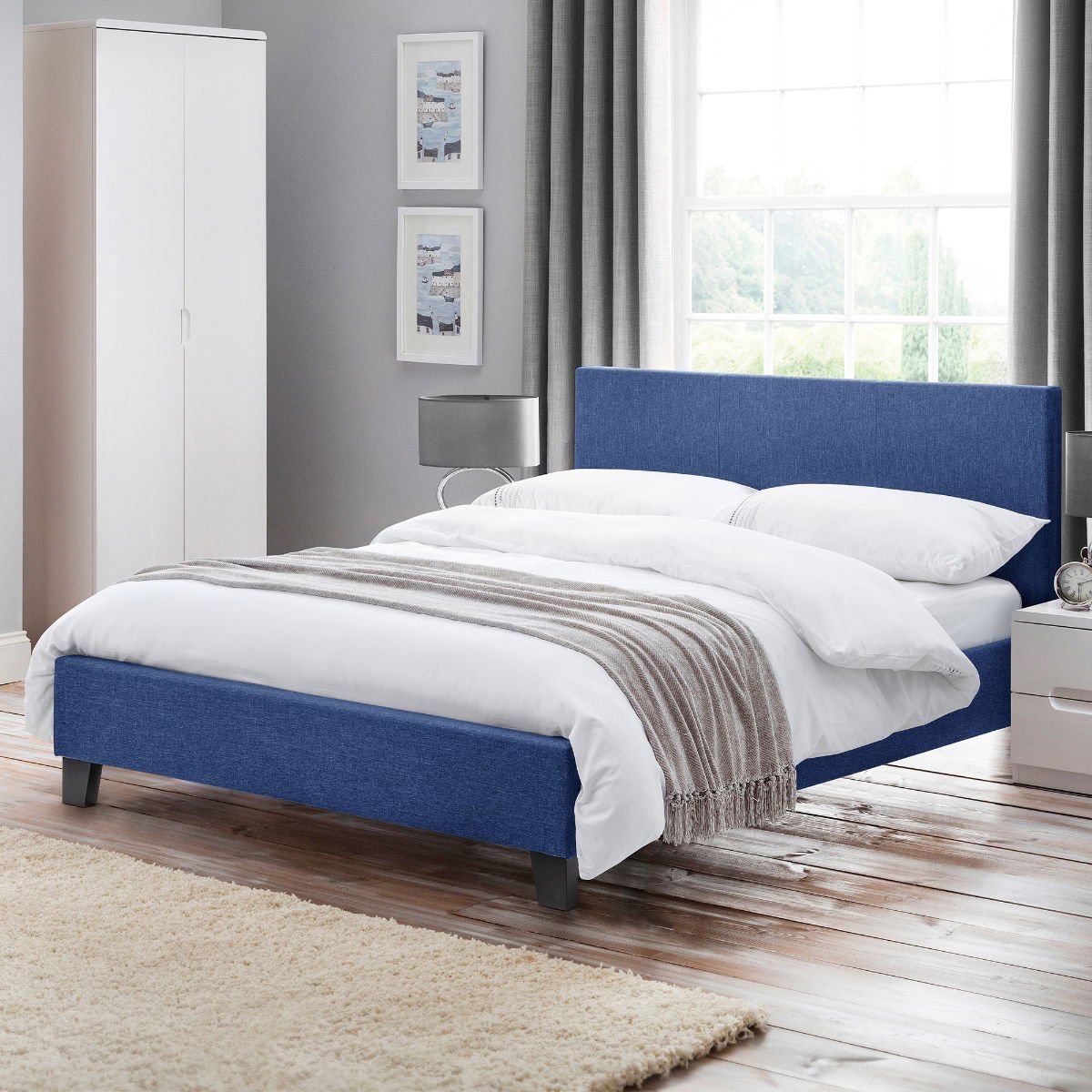 Rialto Linen Bed Frame - Julian Bowen