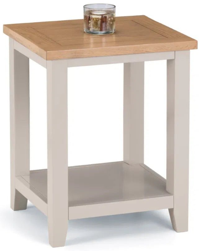 Richmond Lamp Table with Lower Shelf - Julian Bowen