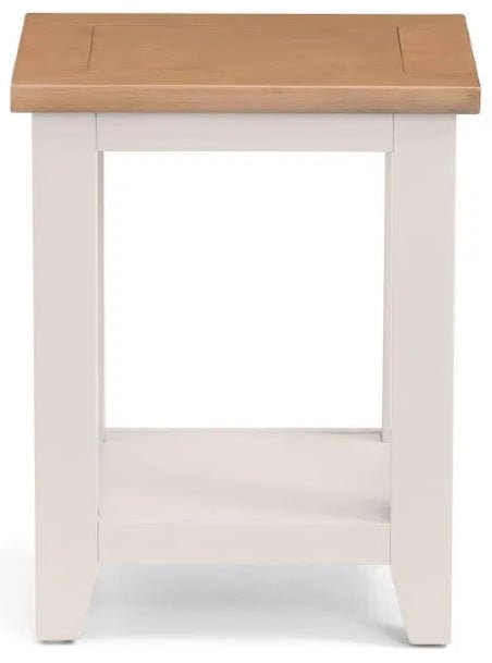 Richmond Lamp Table with Lower Shelf - Julian Bowen