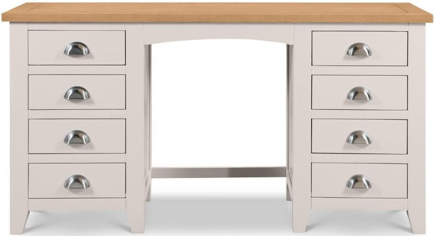 Richmond Twin Pedestal Dressing Table - Julian Bowen