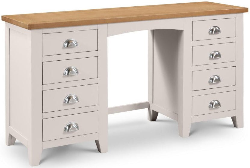 Richmond Twin Pedestal Dressing Table - Julian Bowen