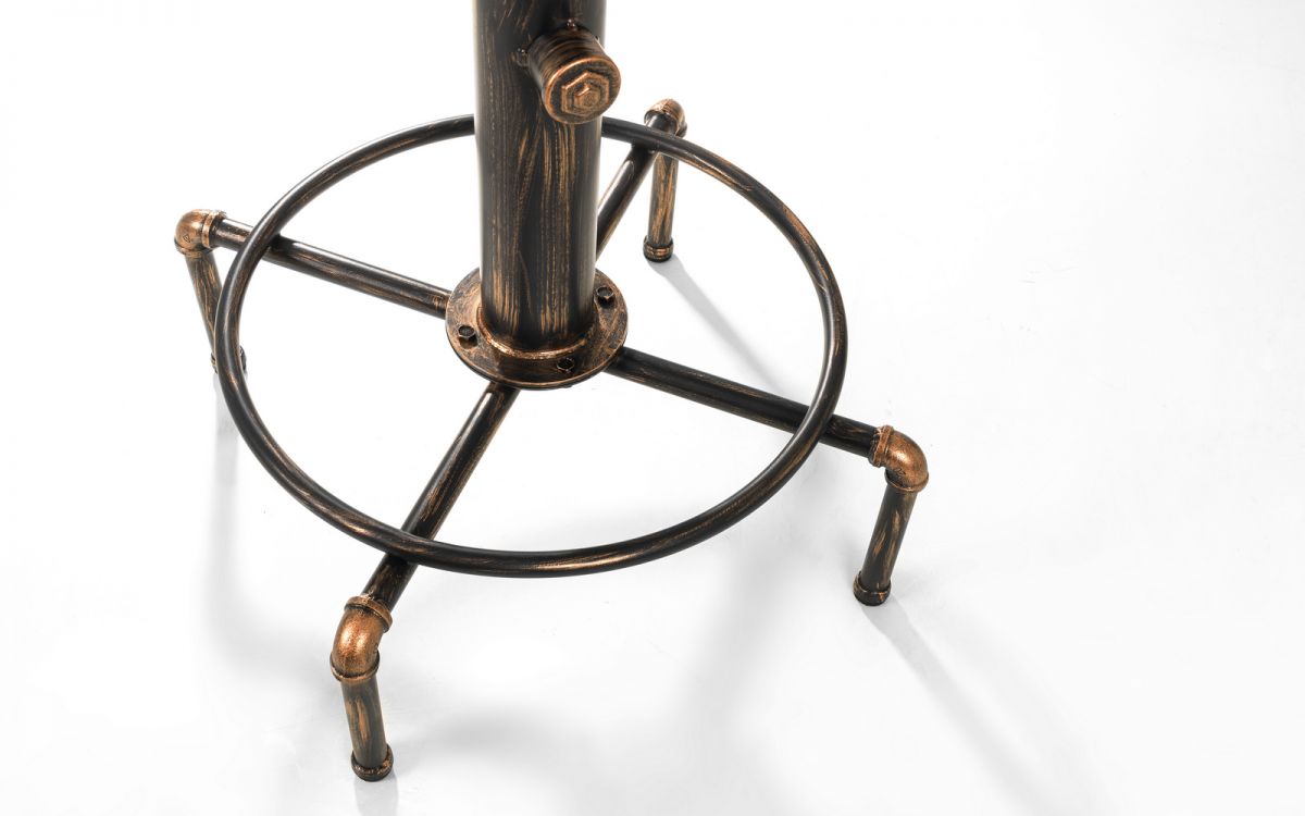 Rockport Pipework Bar Table - Julian Bowen