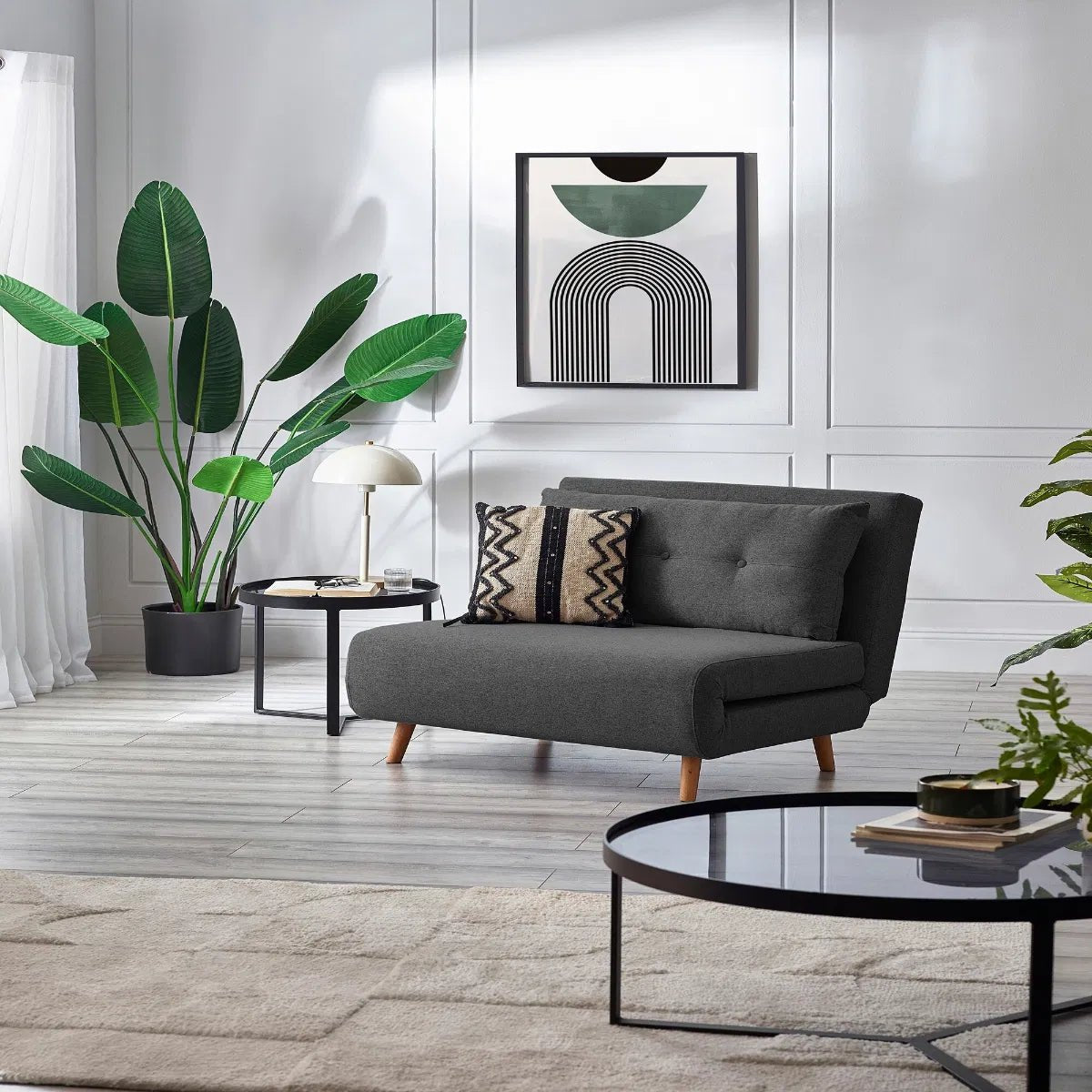 Rowan 3ft Single Fold Out Sofa Bed - Julian Bowen