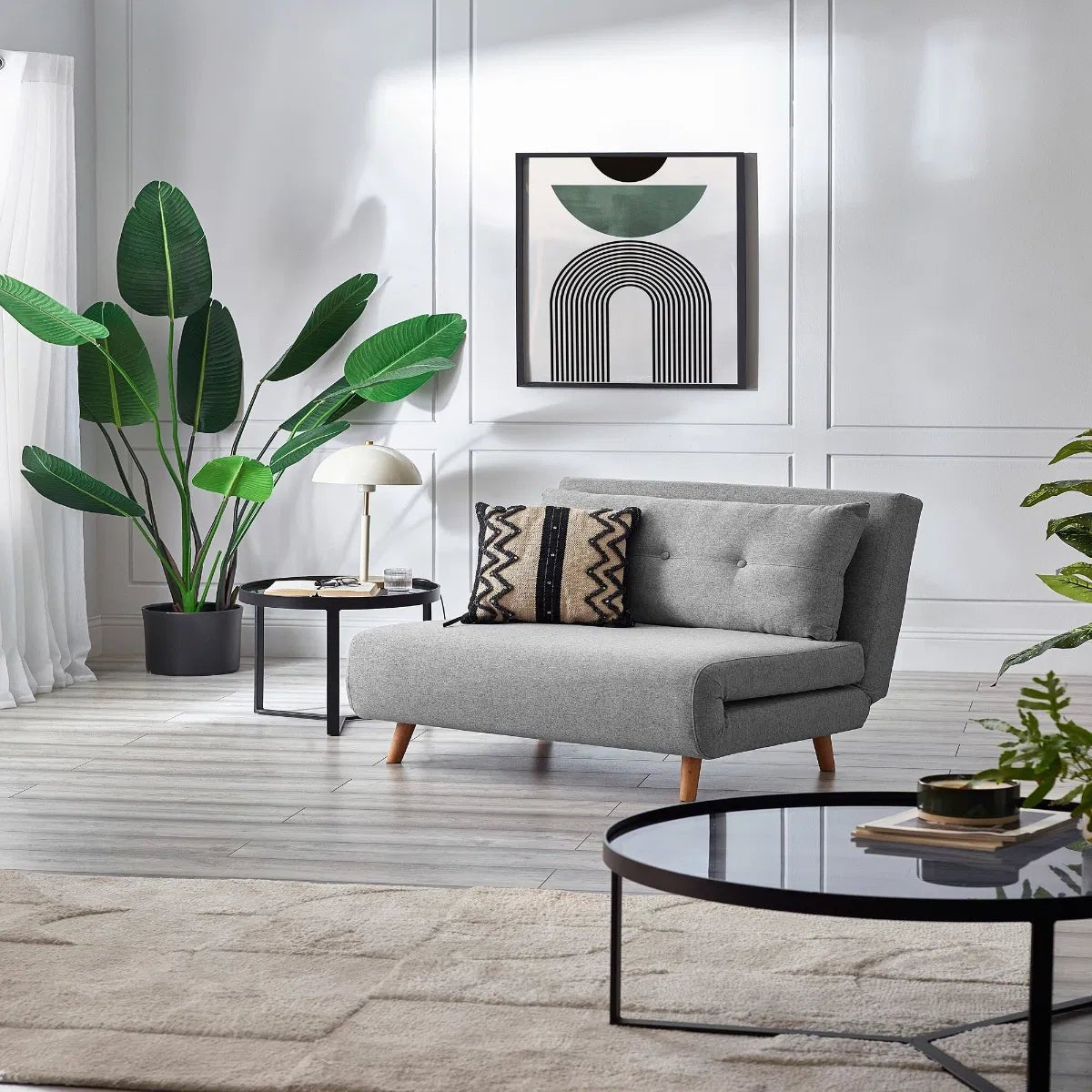 Rowan 3ft Single Fold Out Sofa Bed - Julian Bowen