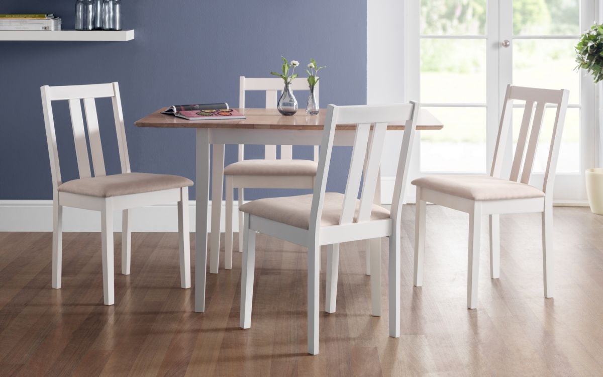 Rufford Two - Tone Extending Dining Table - Julian Bowen