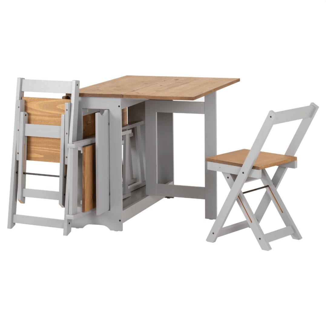 Santos Butterfly Folding Space Saving Dining Set - Seconique