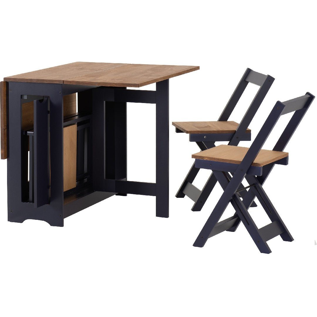 Santos Butterfly Folding Space Saving Dining Set - Seconique
