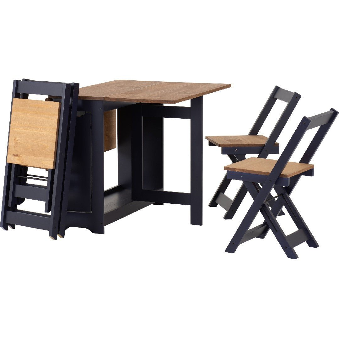Santos Butterfly Folding Space Saving Dining Set - Seconique