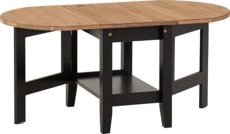 Santos Drop Leaf Extending Coffee Table - Seconique