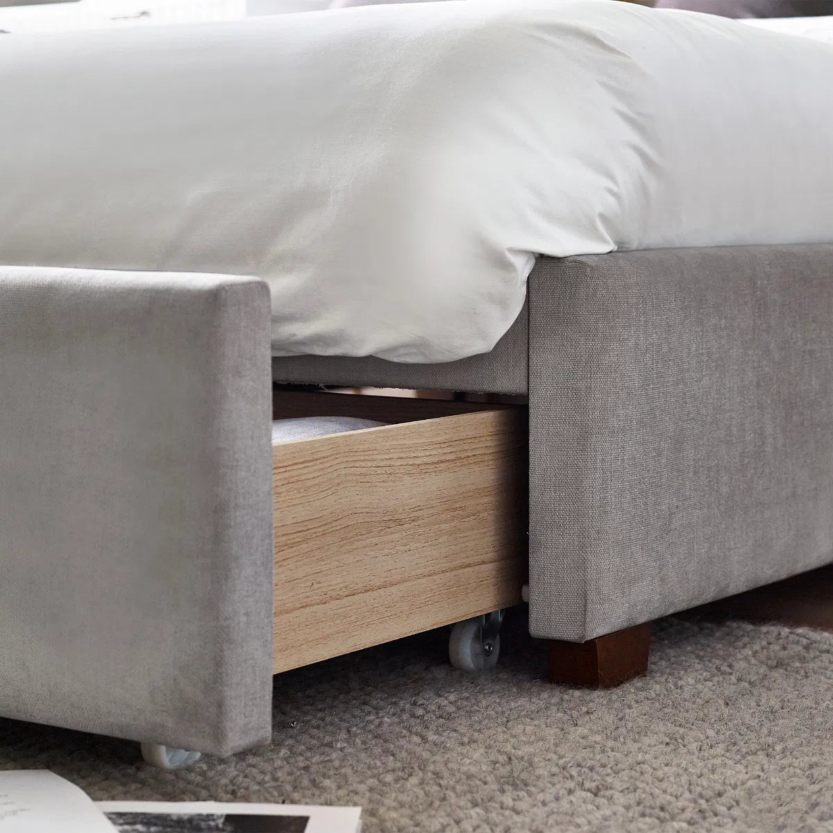 Savannah Velvet Bed Frame - Julian Bowen