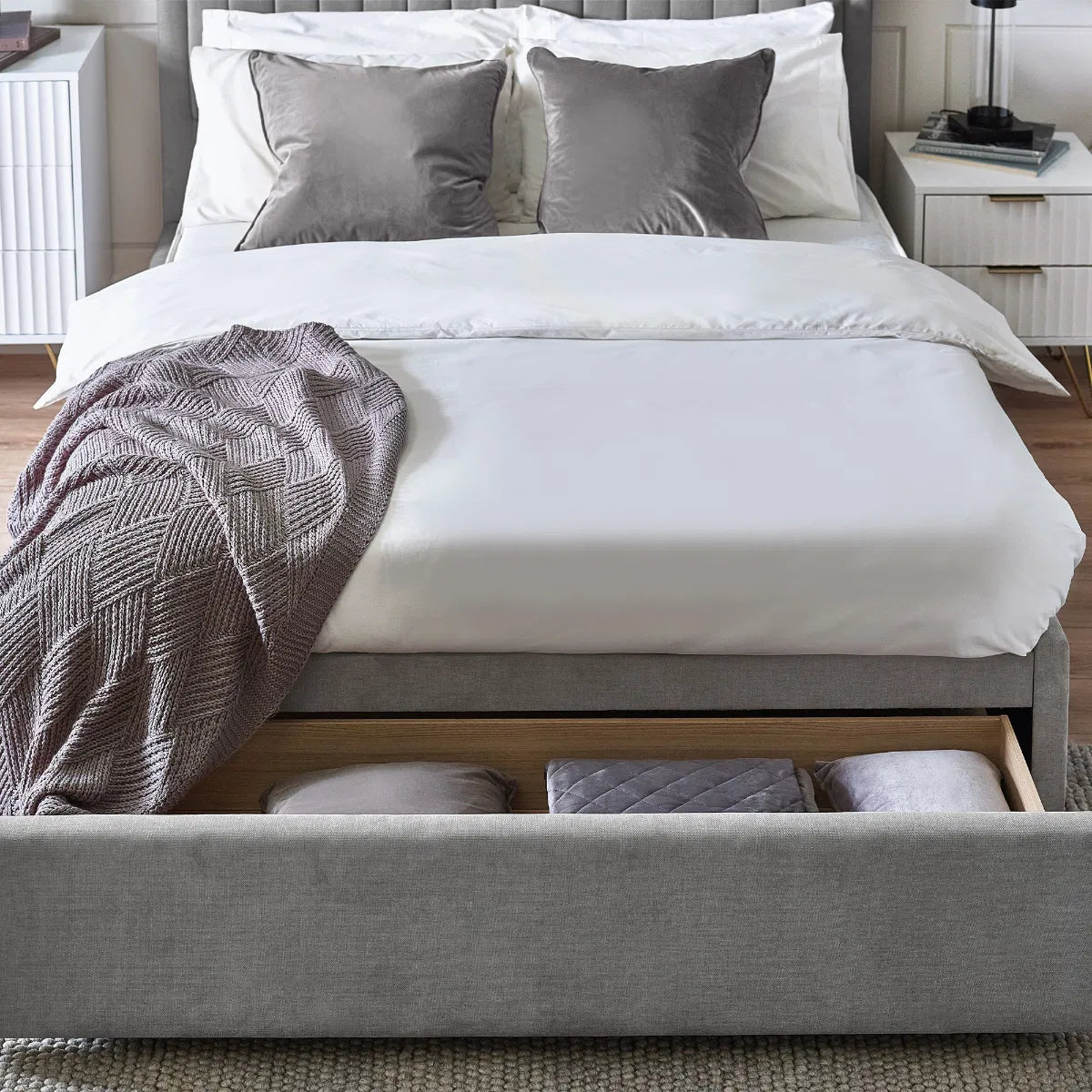 Savannah Velvet Bed Frame - Julian Bowen