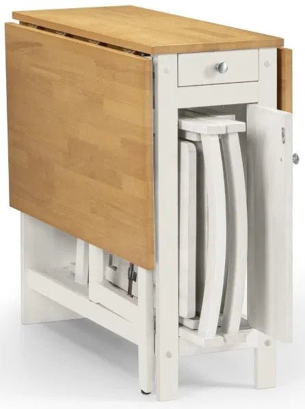 Savoy Butterfly Folding Space Saving Dining Set - Julian Bowen