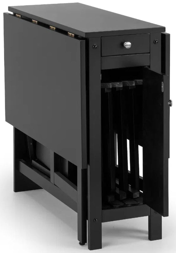 Savoy Butterfly Folding Space Saving Dining Set - Julian Bowen