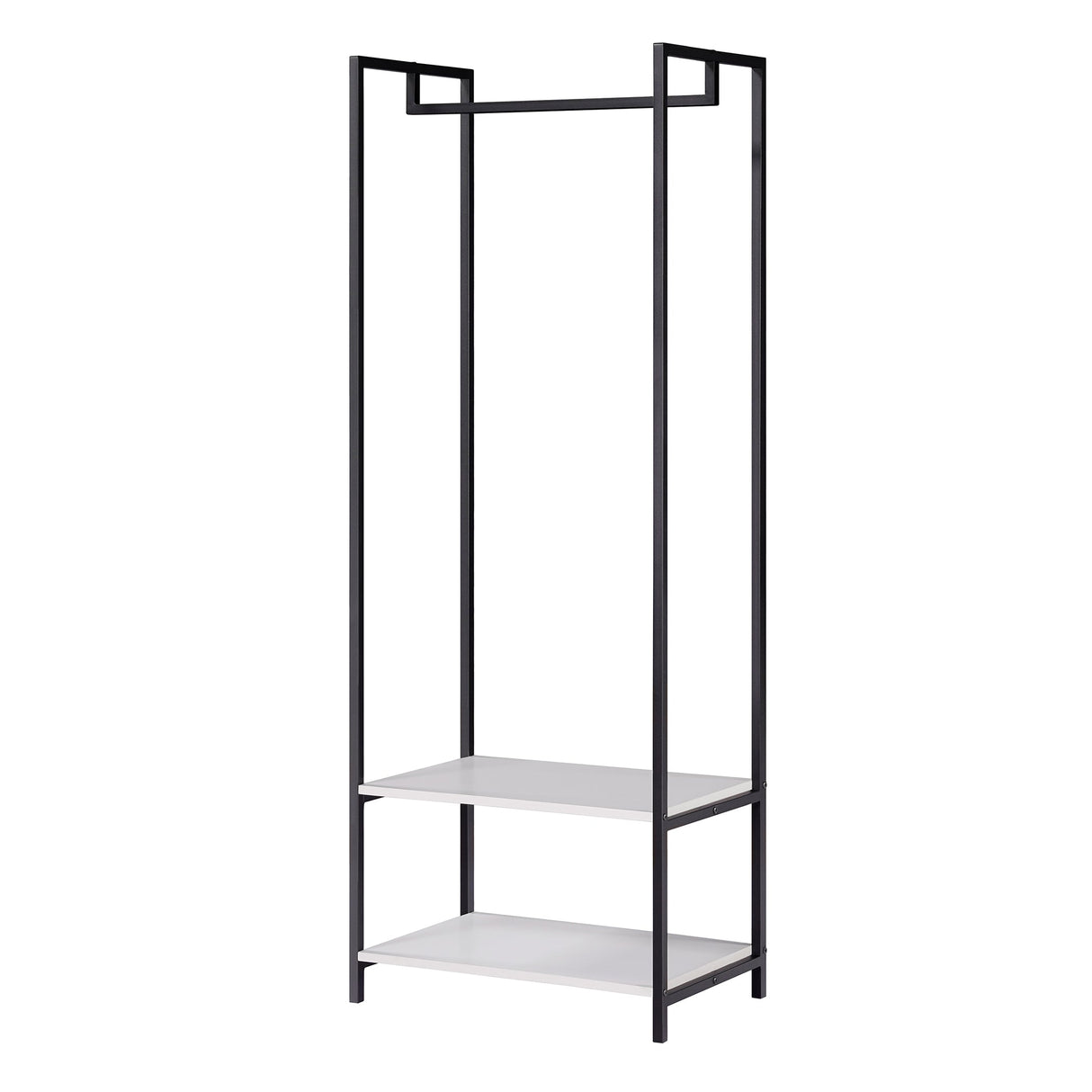 Scala Open Wardrobe with 2 Shelves - Swish Furniture