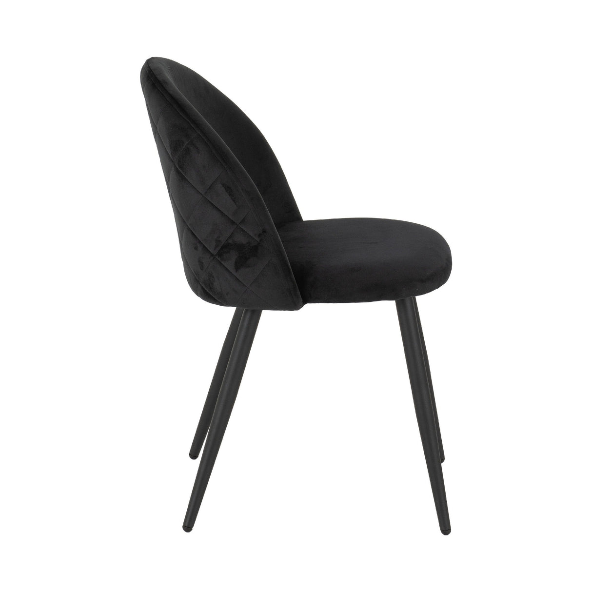 Set of 4 Marlow Velvet Dining Chairs - Seconique