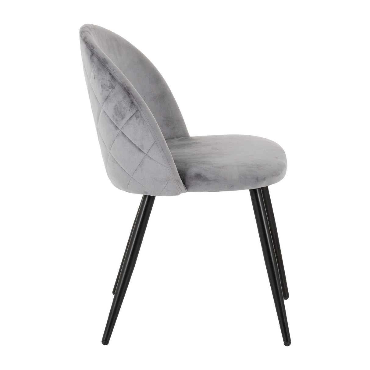 Set of 4 Marlow Velvet Dining Chairs - Seconique