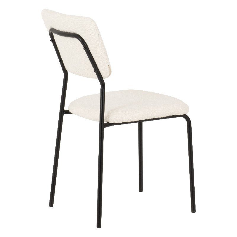 Set of 4 Sheldon Boucle Fabric Chairs - Seconique