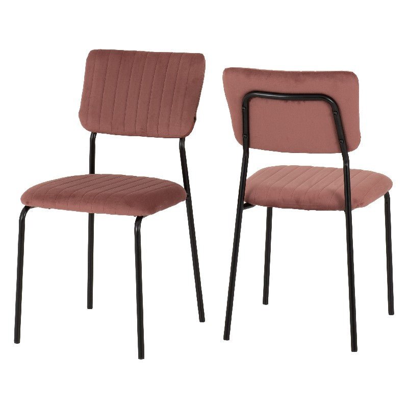 Set of 4 Sheldon Velvet Chairs - Seconique
