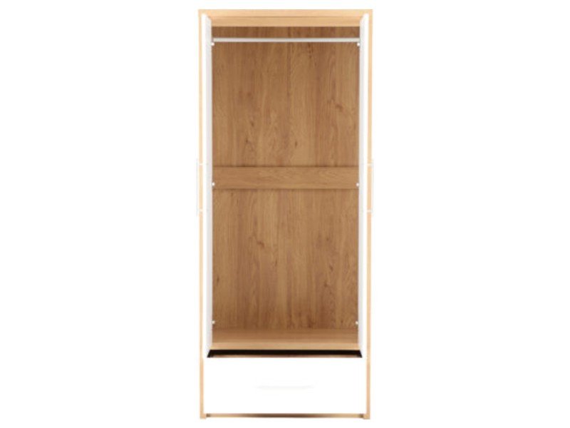 Seville 2 Door 1 Drawer Wardrobe - Seconique