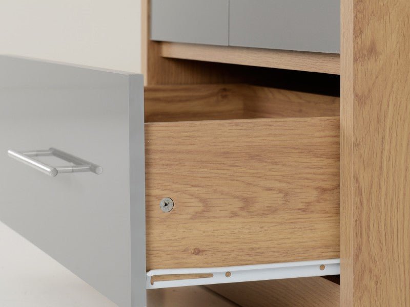 Seville 2 Door 1 Drawer Wardrobe - Seconique