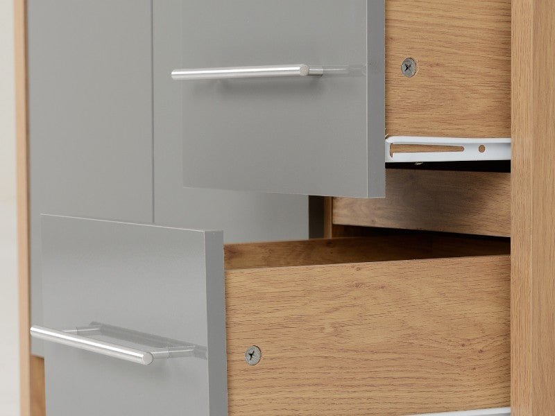 Seville 3 Door 2 Drawer Wardrobe - Seconique