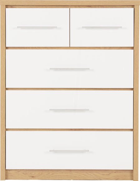 Seville 3+2 Drawer Chest - Seconique