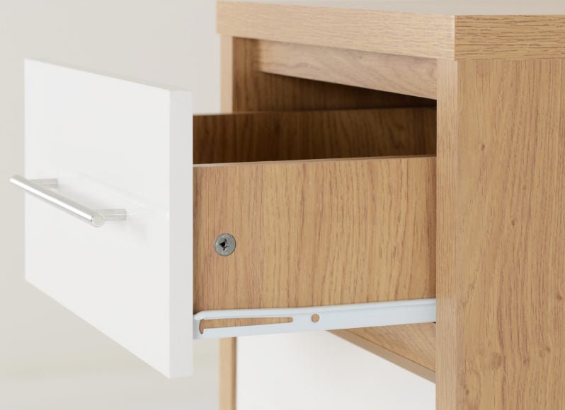 Seville 5 Drawer Narrow Tallboy Chest - Seconique