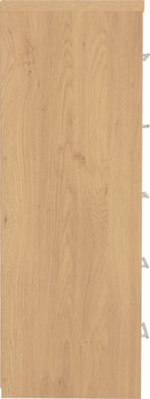 Seville 5 Drawer Narrow Tallboy Chest - Seconique