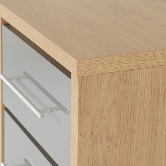 Seville 5 Drawer Narrow Tallboy Chest - Seconique