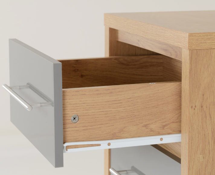 Seville 5 Drawer Narrow Tallboy Chest - Seconique