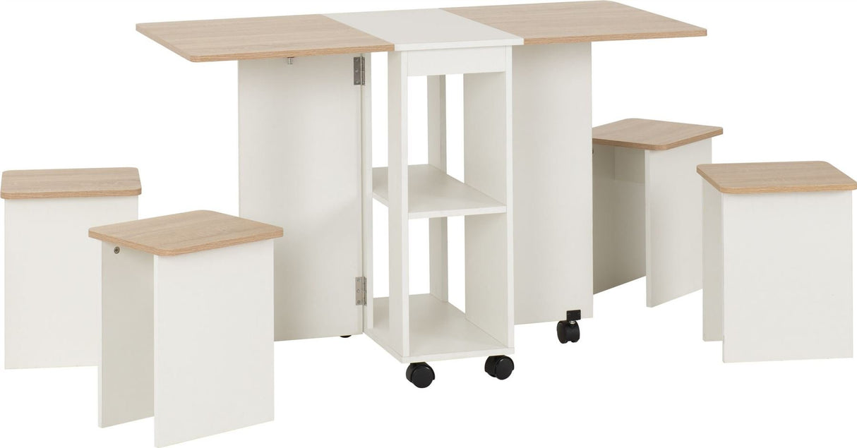 Seymore Stowaway Dining Set - Seconique
