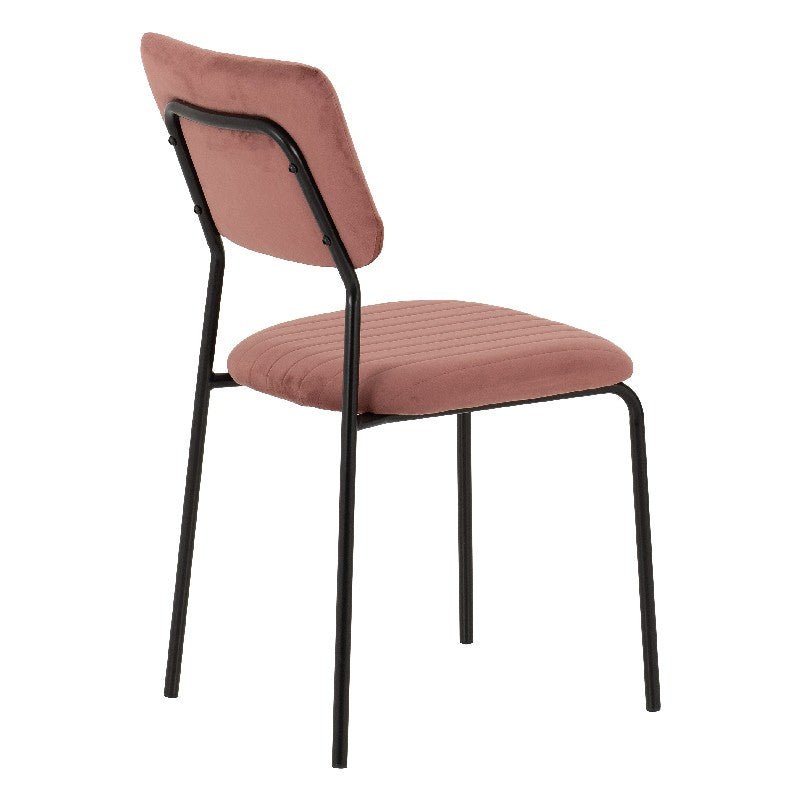 Sheldon Round Wooden Dining Set with 4 Velvet Chairs - Seconique