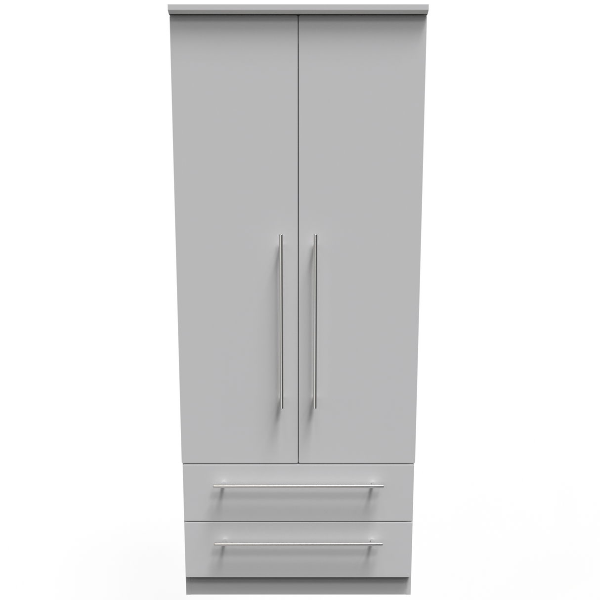 Sherwood 2 Door 2 Drawer Wardrobe - Welcome Furniture