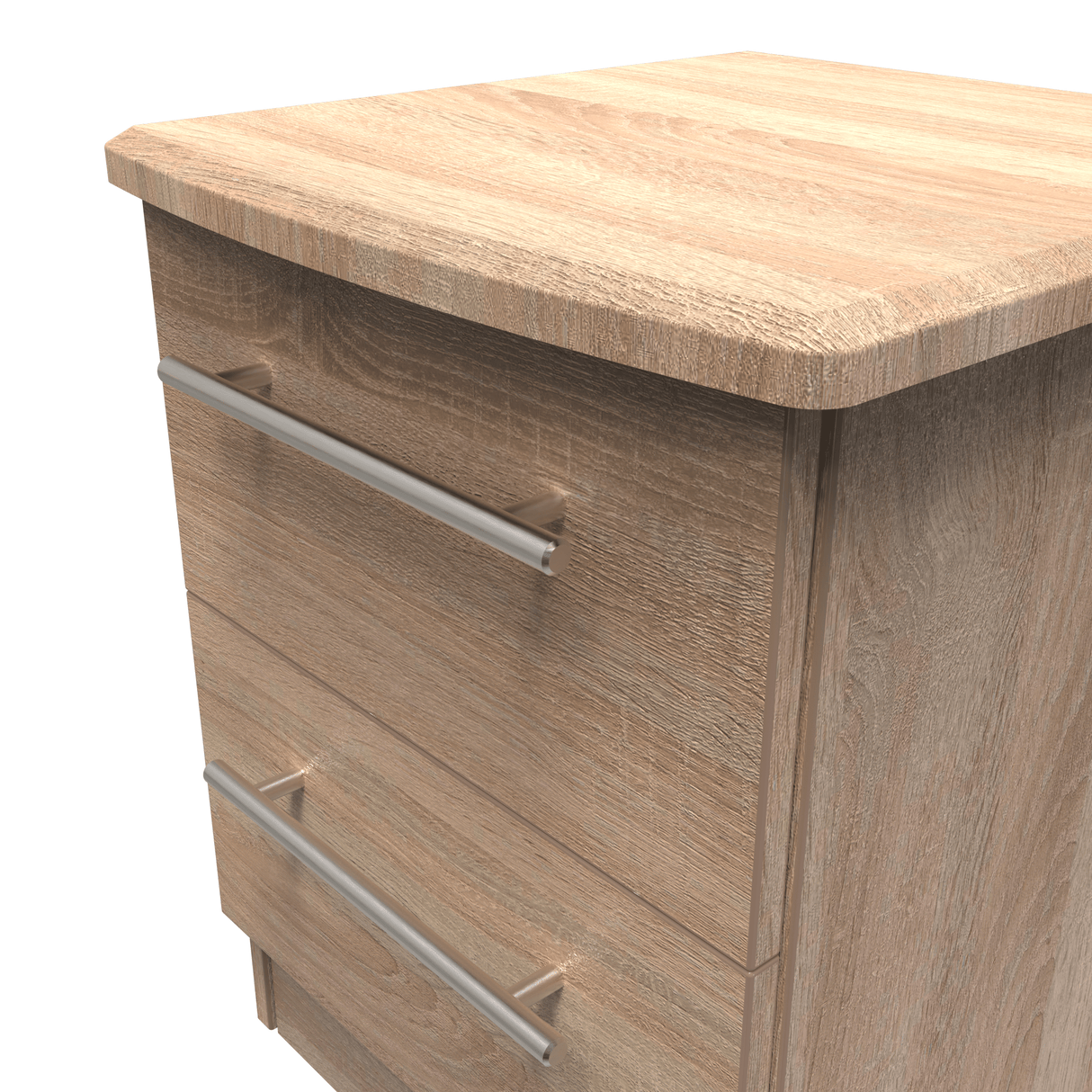 Sherwood 2 Drawer Bedside Cabinet - Welcome Furniture