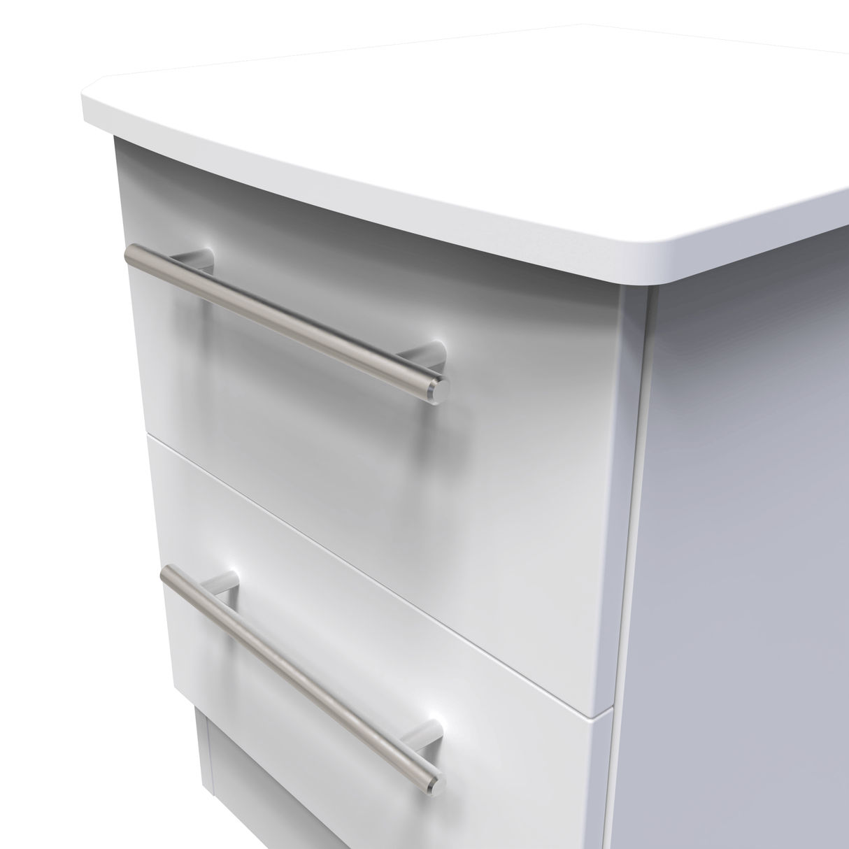 Sherwood 2 Drawer Bedside Cabinet - Welcome Furniture