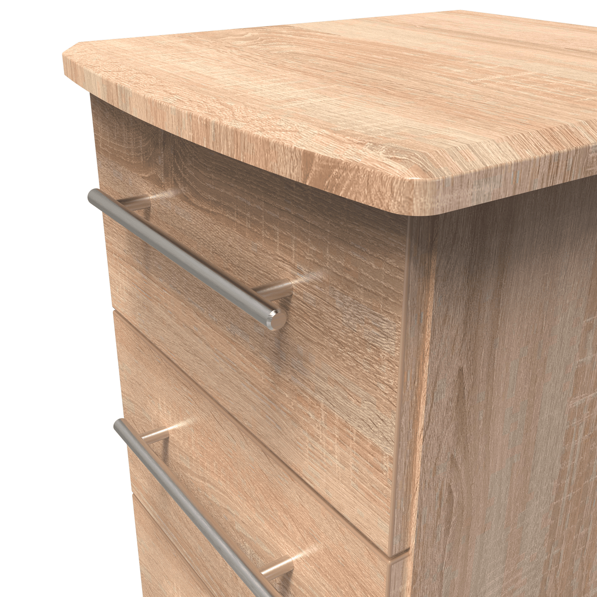 Sherwood 3 Drawer Bedside Cabinet - Welcome Furniture