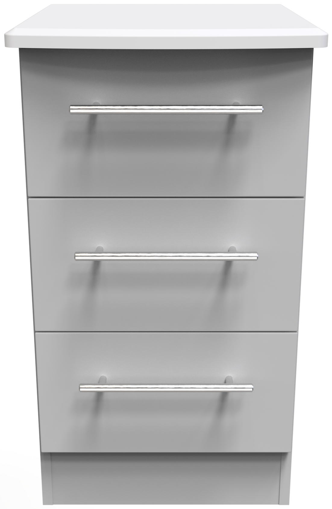 Sherwood 3 Drawer Bedside Cabinet - Welcome Furniture