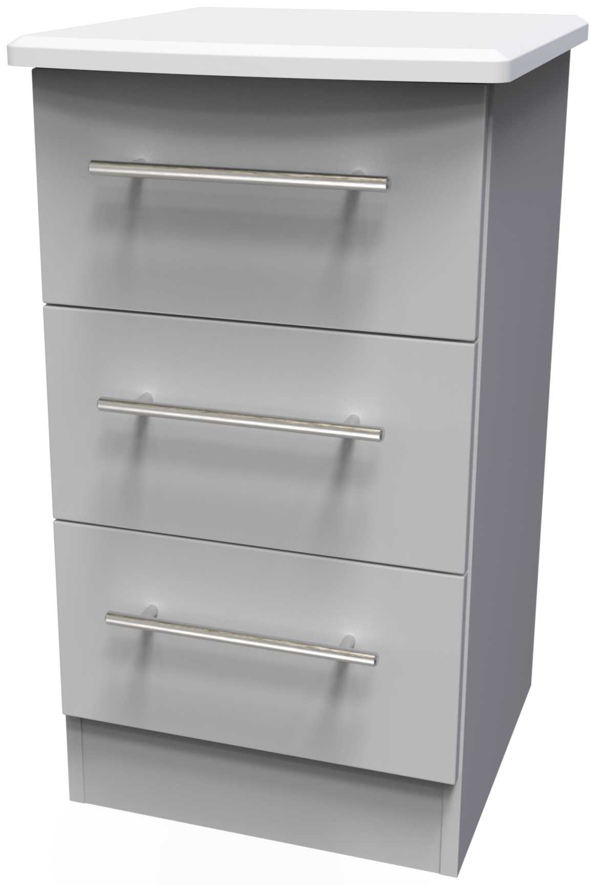 Sherwood 3 Drawer Bedside Cabinet - Welcome Furniture