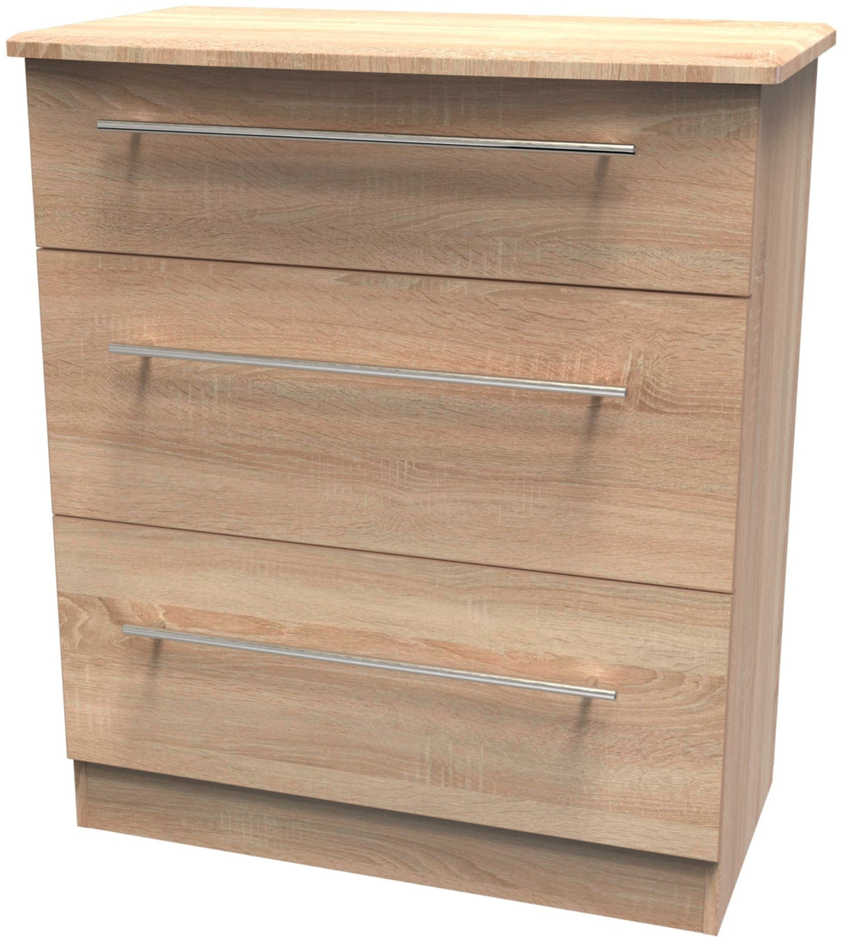 Sherwood 3 Drawer Deep Chest - Welcome Furniture