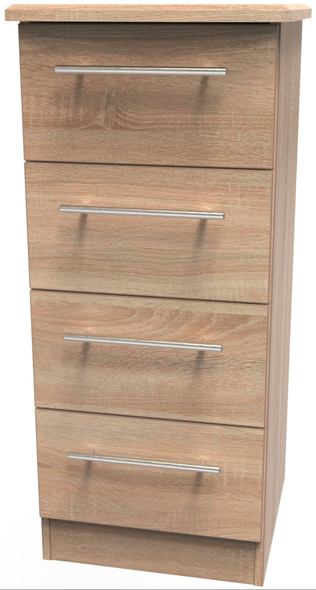Sherwood Bardolino 4 Drawer Bedside Cabinet - Welcome Furniture