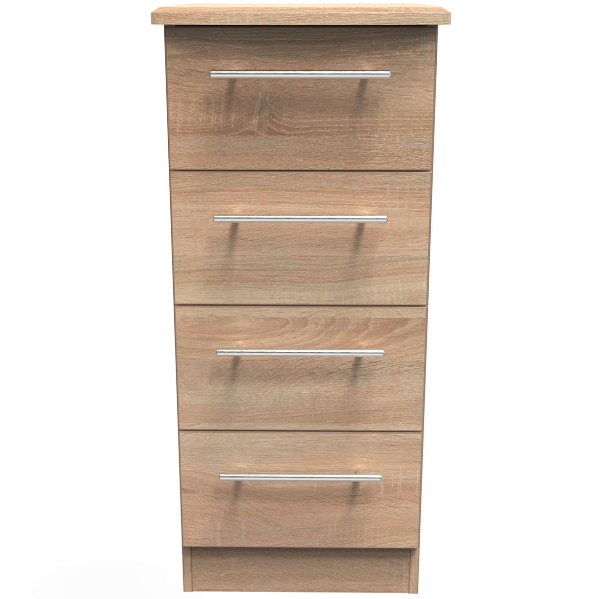Sherwood Bardolino 4 Drawer Bedside Cabinet - Welcome Furniture