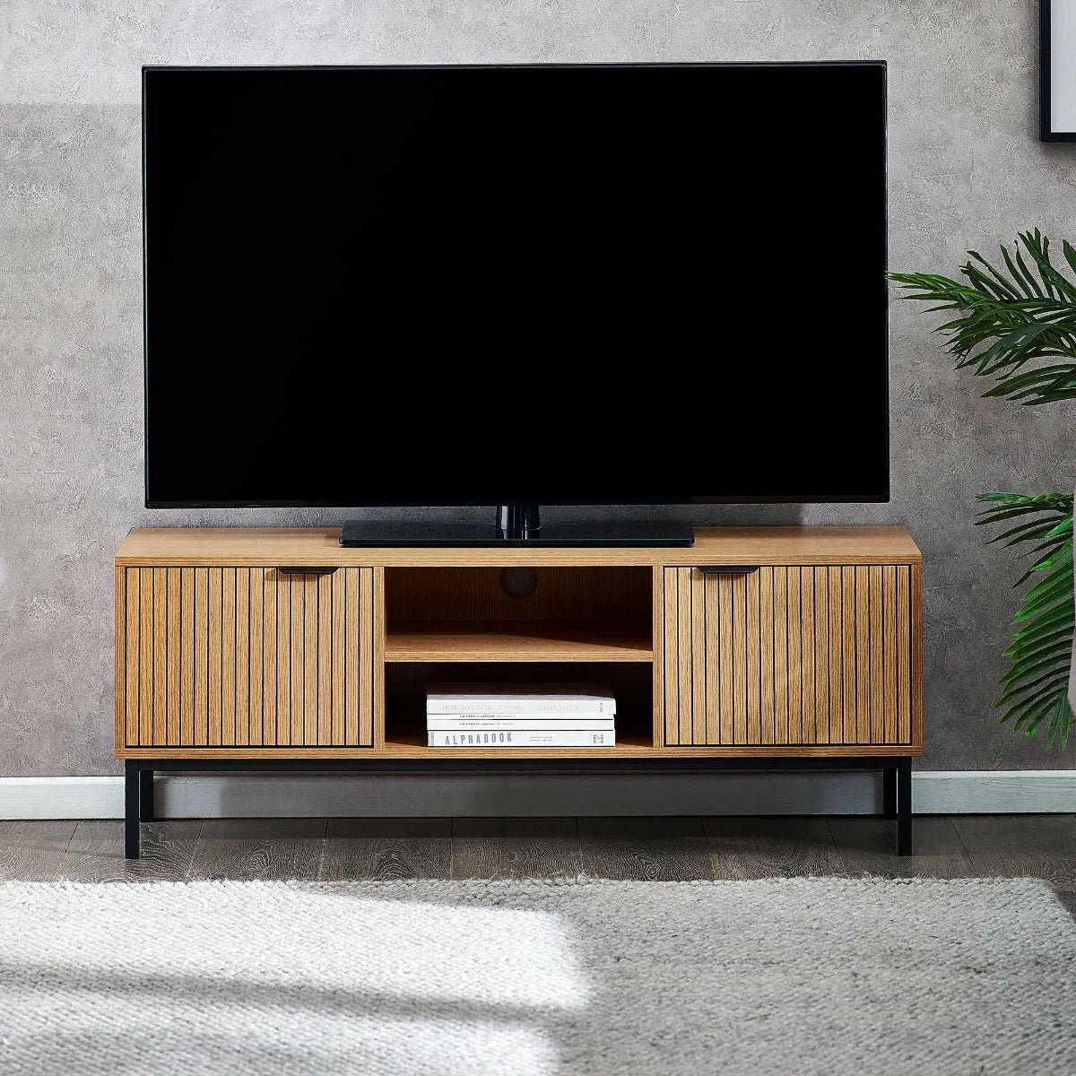 Sia 2 Door TV Unit - Julian Bowen