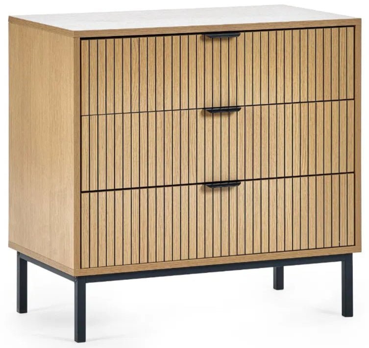 Sia 3 Drawer Chest - Julian Bowen