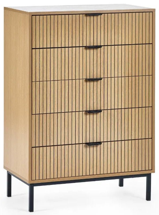 Sia 5 Drawer Chest - Julian Bowen