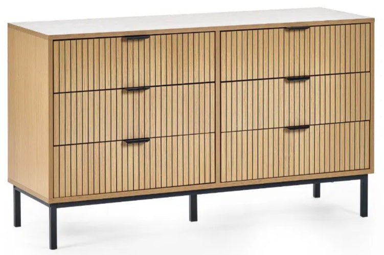 Sia 6 Drawer Chest - Julian Bowen