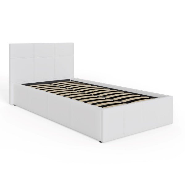 Side Lift Ottoman Bed Faux Leather - GFW