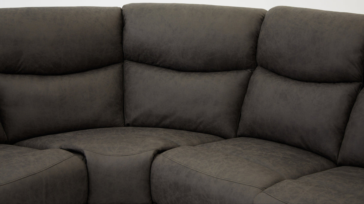 Sonny Air Leather Corner Recliner Sofa - TGC