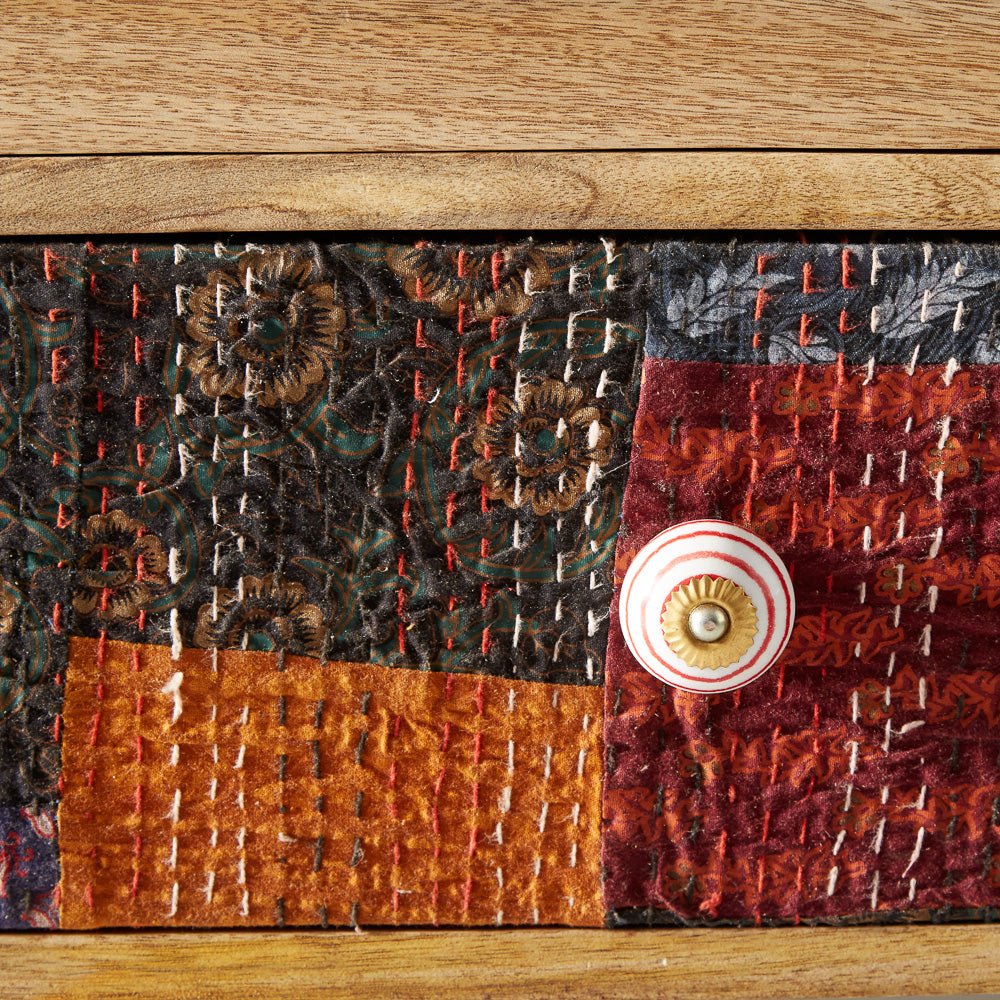 Sorio Reclaimed Wood and Metal 2 Door 4 Drawer Sideboard - Indian Hub