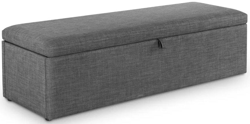 Sorrento Linen Blanket Box Bench - Julian Bowen