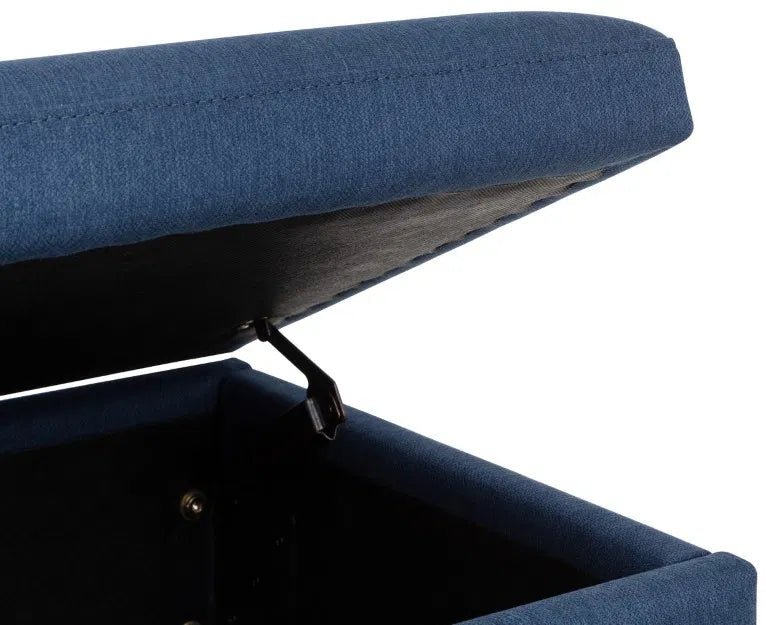 Sorrento Linen Blanket Box Bench - Julian Bowen